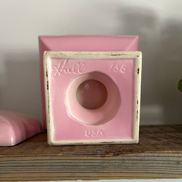 Hull Pottery pink lidded trinket candy dish - Picture 4 of 7